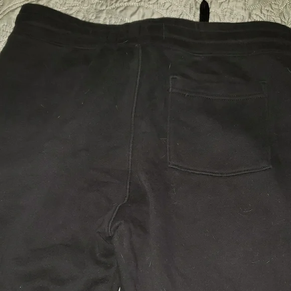 Junior's Black Joggers with White Stripe by Hollister - Picture 4 of 4